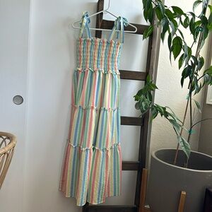 Stripe maxi dress